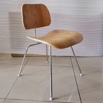 Sezon cam Yemek Sandalyesi Paslanmaz Çelik Ayaklı Ev yemek odası mobilyası Orta Cep Sillas Mobilya FY40YH