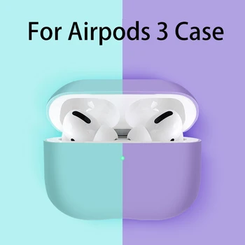 Silikon Kapak Airpods İçin Pro 3 Kılıf şarj Kapak Apple Airpods İçin 3 Çapa Kapak kulaklık kutusu Hava Pods 3 Fundas