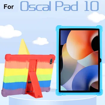 Silikon kılıf Oscal Pad 10 Yumuşak Anti-çatlak Kapak OscalPad10 Koruyucu Muhafaza Standı Tutucu