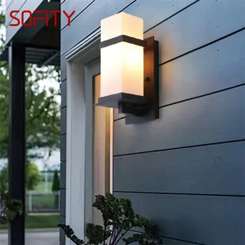 * SOFİTY açık duvar aplikleri lambası klasik ışık su geçirmez IP65 ev sundurma Villa için LED