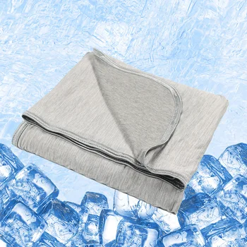 Soğutma Battaniyesi Yatak Pamuk + Buz Elyaf Isıtma Çift Soğutmalı Yaz Yorgan High End Serin Aşağı Yorgan İsı Emici Yıkanabilir