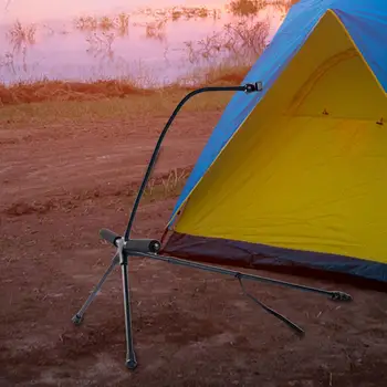 Taşınabilir kamp sandalyesi Ayak Taburesi telefon tutucu Standı Bacak Dinlenme recliner Geri Çekilebilir Katlanabilir Sandalye Footrest Balıkçılık Yürüyüş için