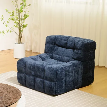 Tek kişilik kanepe kanepe retro caterpillar tembel kişi tek kişilik sandalye kumaş sanat İskandinav kanepe şezlong