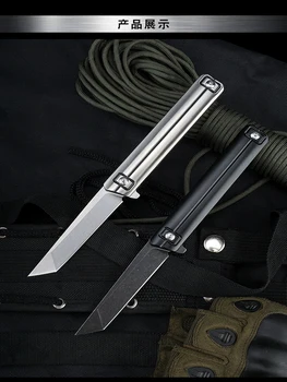 Tüm çelik yeni popüler katlanır bıçak kamp survival taşınabilir açık bıçak fonksiyonel rulman paslanmaz çelik