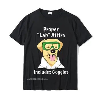 Uygun Laboratuvar Kıyafetleri Gömlek Komik Laboratuvar Köpek Pun Bilim T-Shirt Yaygın Rahat T Shirt pamuklu üst giyim T Shirt Erkekler İçin Özel