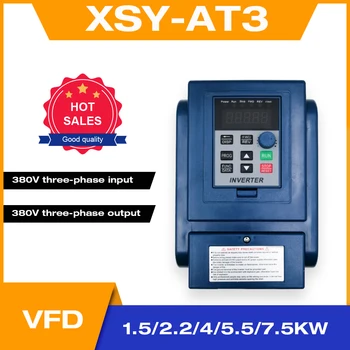 VFD AC 380V 750W/1.5 kW/2.2 KW / 4KW değişken frekanslı mekanizma 3 Fazlı hız kontrol inverteri Motor VFD İnvertör ödeme gemi XSY-AT3