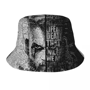 Vikings Kral Ragnar Lothbrok Tırnak Unisex Kova Şapka Özelleştirilmiş Yaz Seyahat Plaj Valhalla Savaşçı Şapka
