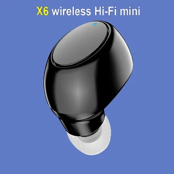 X6 kablosuz bluetooth Kulaklık Mini Kulak Mic ile Yüksek Kaliteli Spor Tek Kulak Kulakiçi Ses Stereo Bluetooth Kulaklık