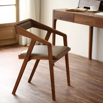 Yaratıcı Minimalist ahşap sandalye İskandinav Salon Ofis Makyaj Tasarım yemek odası sandalyeleri Gelişmiş Yetişkin Mueblesa mutfak mobilyası