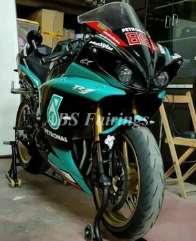 Yeni ABS Motosiklet Tüm Fairings Kitleri İçin Fit YAMAHA YZF - R1 2012 2013 2014 12 13 14 Kaporta Seti Özel