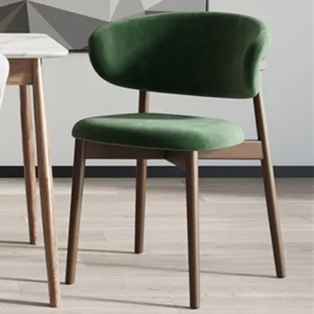 Zarif Tasarımcı yemek sandalyeleri Modern İskandinav Ergonomik Lüks Yemek Sandalyesi Eğlence Tasarım Ahşap Silla Comedor Ev Mobilyaları