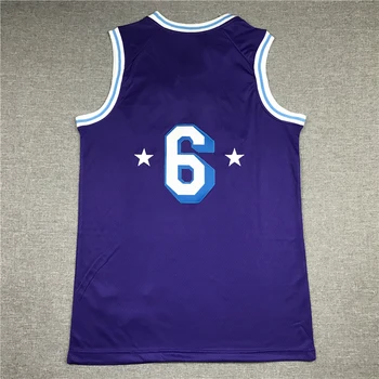 Özel Basketbol Formaları No. 6 23 James T Shirt Biz Favori Adı Desen Örgü Nakış Spor See Product Video