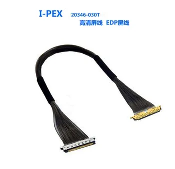 Özelleştirilmiş 50cm Ipex 20346-30T Koaksiyel LVDS HD ekran kablosu IPEX Ultra ince koaksiyel kablo EDP I-pex Koaksiyel 0.4 aralığı 30P